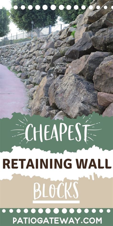 are there cheap blocks to create a wall